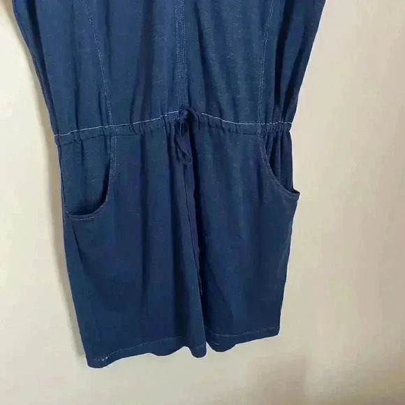 Max Studio Hooded Shift Dress Indigo Size Medium - Picture 7 of 9